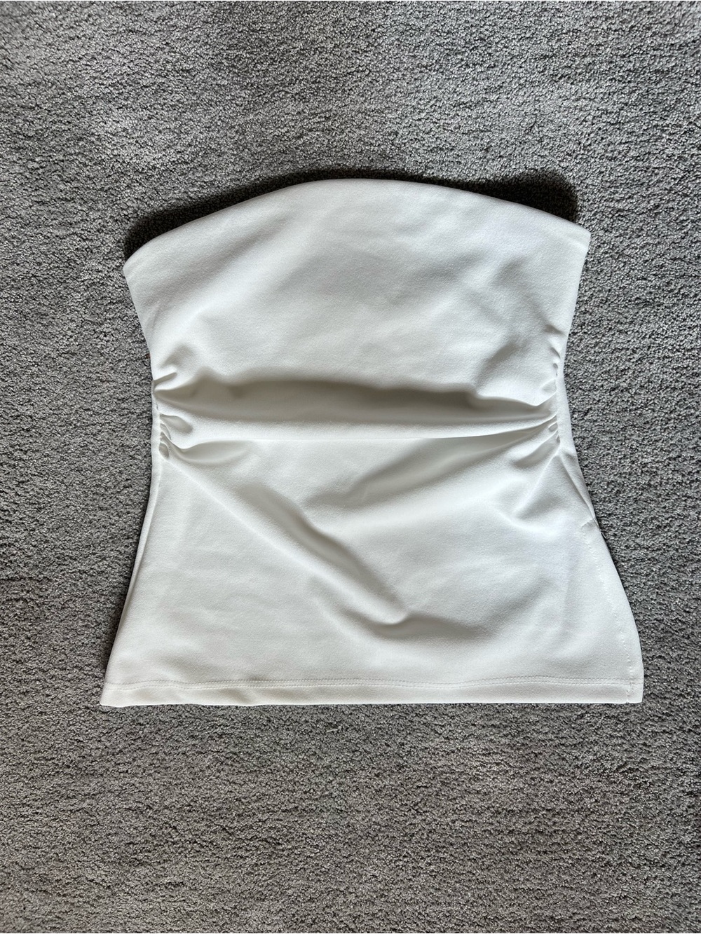 Pull&Bear White Strapless Tube Camisole